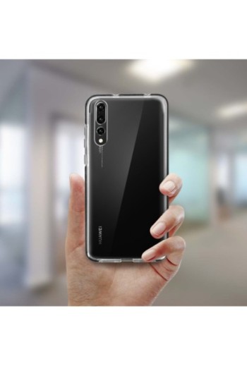 Cover Protettiva Integrale Fronte / Retro trasparente per Huawei P20 Pro
