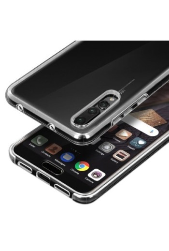 Cover Protettiva Integrale Fronte / Retro trasparente per Huawei P20 Pro
