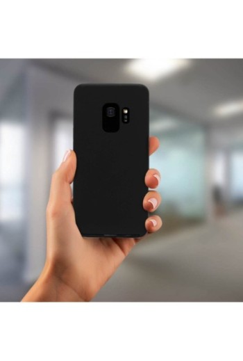 Cover Protettiva Integrale Fronte / Retro nera per Samsung Galaxy S9
