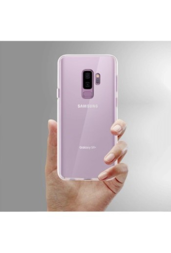 Cover Protettiva Integrale Fronte / Retro trasparente per Samsung Galaxy S9 Plus