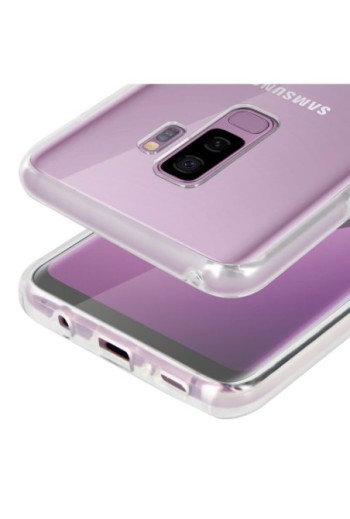 Cover Protettiva Integrale Fronte / Retro trasparente per Samsung Galaxy S9 Plus