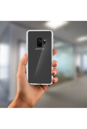 Cover Protettiva Integrale Fronte / Retro trasparente per Samsung Galaxy S9