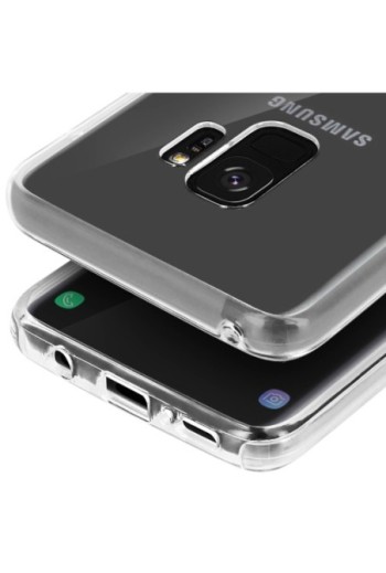 Cover Protettiva Integrale Fronte / Retro trasparente per Samsung Galaxy S9
