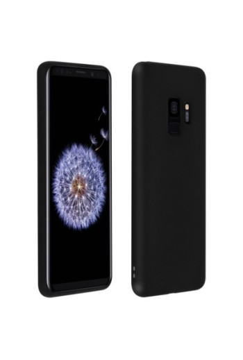 Cover Slim in Silicone Gel Nera per Samsung Galaxy S9