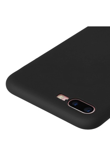 Cover silicone gel Soft Touch Nera per Apple iPhone 7 Plus / 8 Plus