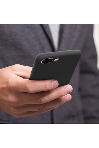 Cover silicone gel Soft Touch Nera per Apple iPhone 7 Plus / 8 Plus
