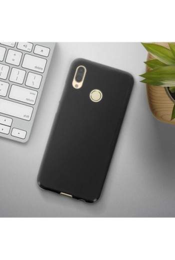 Cover in Silicone Gel Infrangibile Nera per Huawei P20 Lite