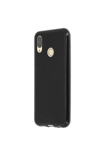 Cover in Silicone Gel Infrangibile Nera per Huawei P20 Lite