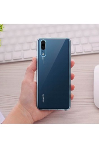 Cover Silicone Infrangibile Ultra-Trasparente per Huawei P20