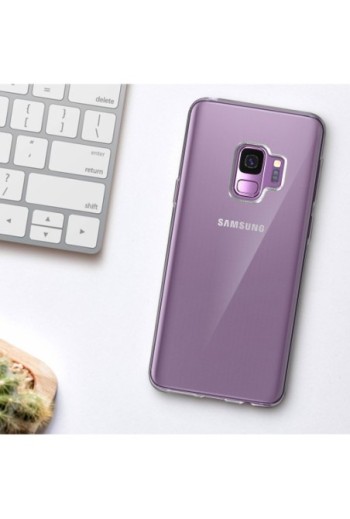 Cover Ultra Sottile Second Skin 0.3mm Trasparente per Samsung Galaxy S9