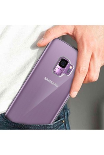 Cover Ultra Sottile Second Skin 0.3mm Trasparente per Samsung Galaxy S9