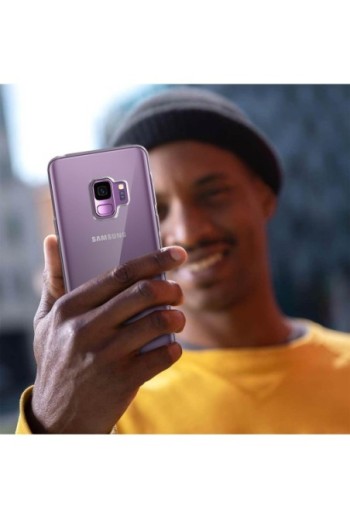 Cover Ultra Sottile Second Skin 0.3mm Trasparente per Samsung Galaxy S9