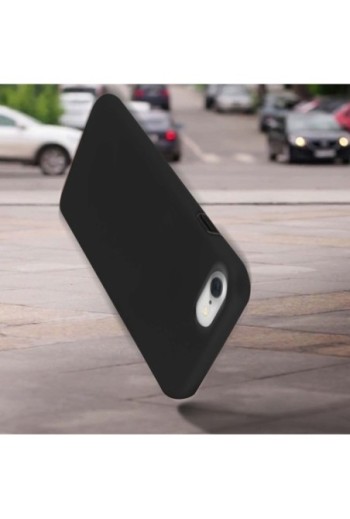 Cover Protettiva Integrale Fronte / Retro nera per Apple iPhone SE 2022 2020 / iPhone 8 7