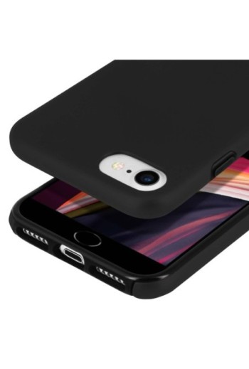 Cover Protettiva Integrale Fronte / Retro nera per Apple iPhone SE 2022 2020 / iPhone 8 7