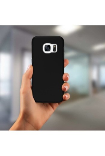 Cover Protettiva Integrale Fronte / Retro nera per Samsung Galaxy S7