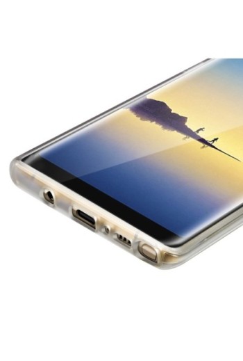 Cover Protettiva Integrale Fronte / Retro trasparente per Samsung Galaxy Note 8