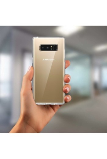 Cover Protettiva Integrale Fronte / Retro trasparente per Samsung Galaxy Note 8