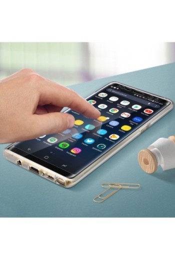 Cover Protettiva Integrale Fronte / Retro trasparente per Samsung Galaxy Note 8