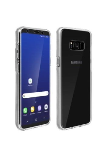Cover Protettiva Integrale Fronte / Retro trasparente per Samsung Galaxy S8