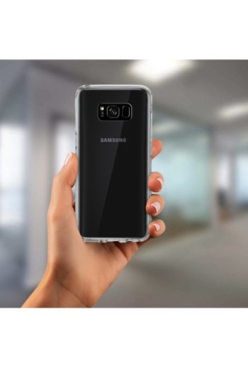 Cover Protettiva Integrale Fronte / Retro trasparente per Samsung Galaxy S8