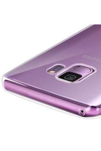 Cover Silicone Infrangibile Ultra-Trasparente per Samsung Galaxy S9