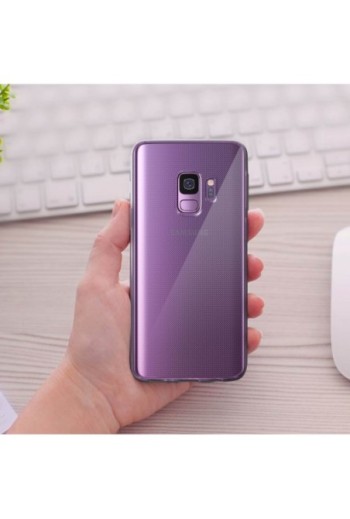 Cover Silicone Infrangibile Ultra-Trasparente per Samsung Galaxy S9