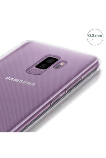 Cover Ultra Sottile Second Skin 0.3mm Trasparente per Samsung Galaxy S9 Plus