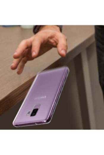 Cover Ultra Sottile Second Skin 0.3mm Trasparente per Samsung Galaxy S9 Plus