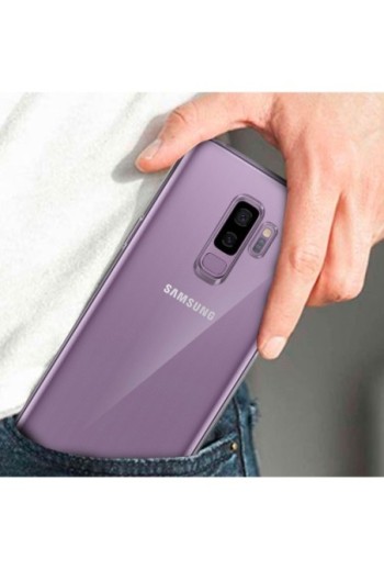 Cover Ultra Sottile Second Skin 0.3mm Trasparente per Samsung Galaxy S9 Plus