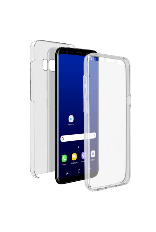 Cover Protettiva Integrale Fronte Retro per Samsung Galaxy S8 Plus – Trasparente