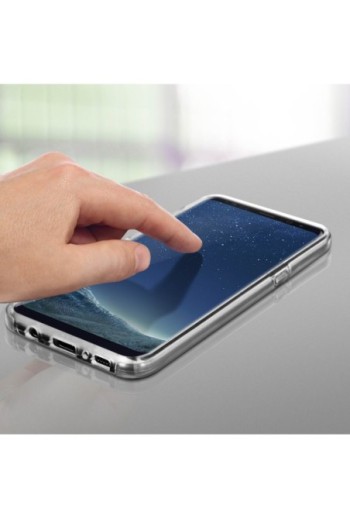 Cover Protettiva Integrale Fronte Retro per Samsung Galaxy S8 Plus – Trasparente