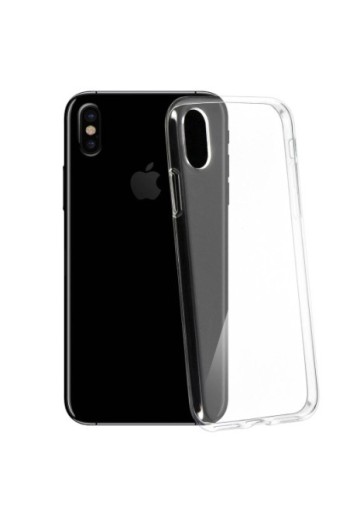 Cover Silicone Infrangibile Ultra-Trasparente per Apple iPhone X / XS