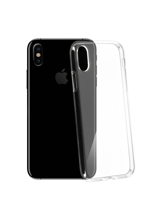 Cover Silicone Infrangibile Ultra-Trasparente per Apple iPhone X / XS
