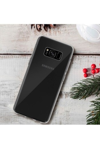 Cover Silicone Infrangibile Ultra-Trasparente per Samsung Galaxy S8