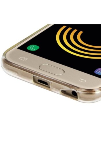 Cover Silicone Infrangibile Ultra-Trasparente per Samsung Galaxy J3 2017