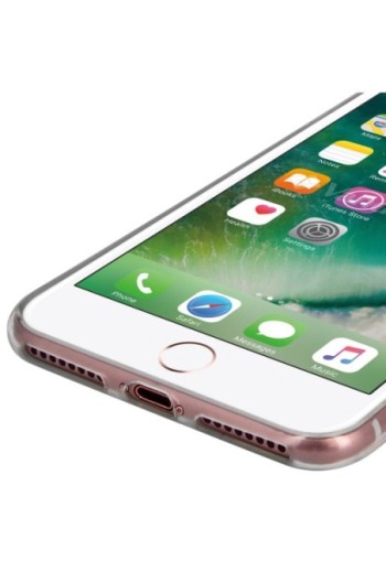 Cover Silicone Infrangibile Ultra-Trasparente per Apple iPhone 7 Plus / 8 Plus