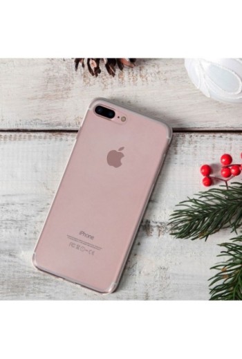 Cover Silicone Infrangibile Ultra-Trasparente per Apple iPhone 7 Plus / 8 Plus