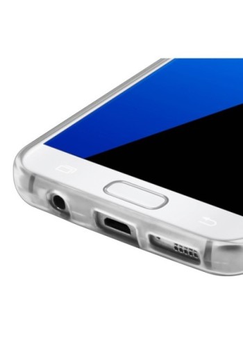 Cover Silicone Infrangibile Ultra-Trasparente per Samsung Galaxy S7