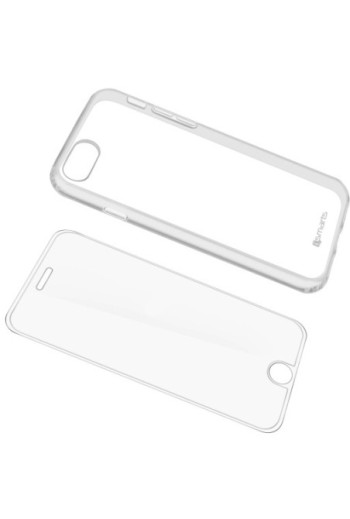 Protezione integrale 360° Cover trasparente + Vetro temperato per Apple iPhone SE 2022 2020 / iPhone 8 7 – 4Smarts