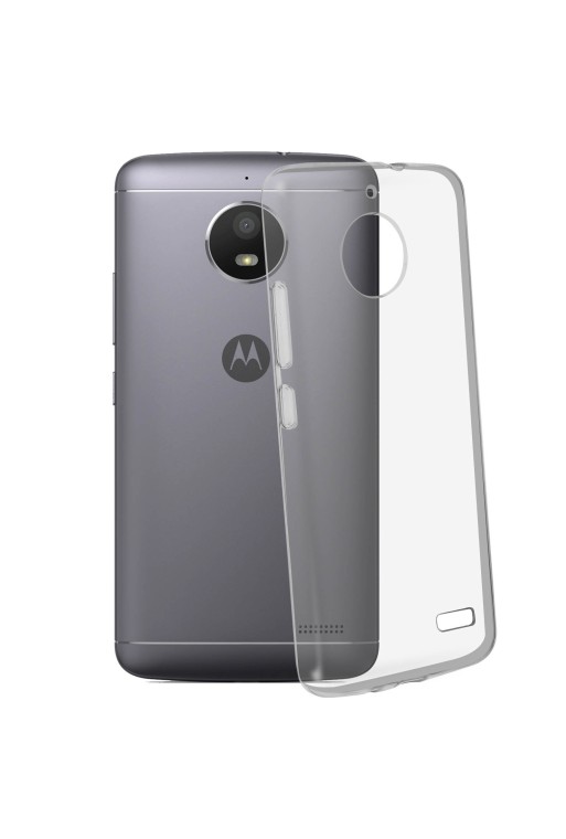Cover Ultra Sottile Second Skin 0.3mm Trasparente per Motorola Moto E4