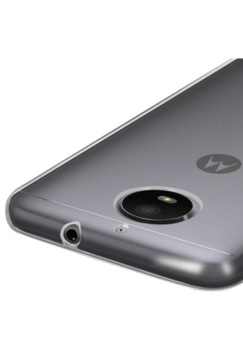 Cover Ultra Sottile Second Skin 0.3mm Trasparente per Motorola Moto E4