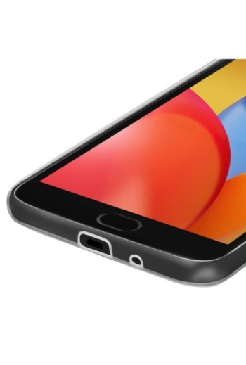 Cover Ultra Sottile Second Skin 0.3mm Trasparente per Motorola Moto E4