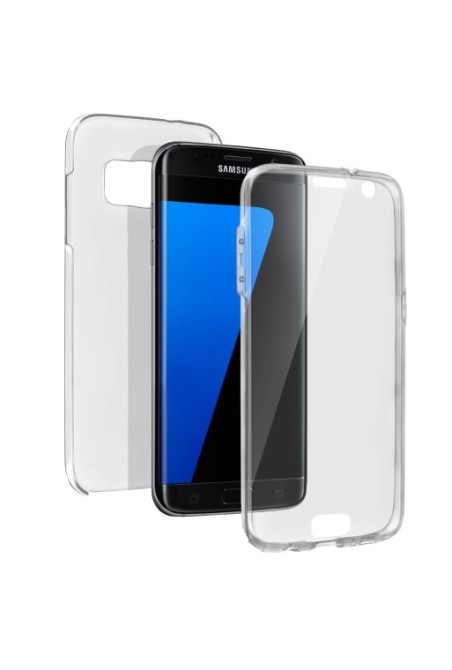 Cover Protettiva Integrale Fronte Retro per Samsung Galaxy S7 Edge – Trasparente