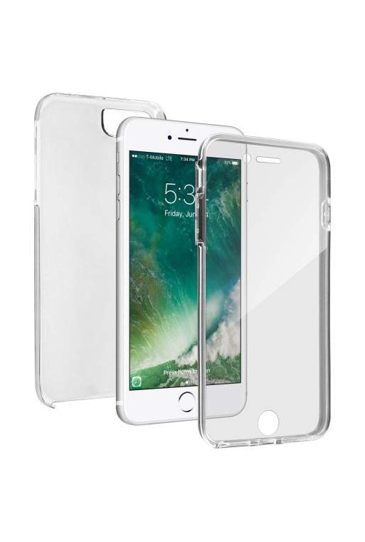 Cover Protettiva Integrale Fronte Retro per Apple iPhone 7 Plus e 8 Plus – Trasparente