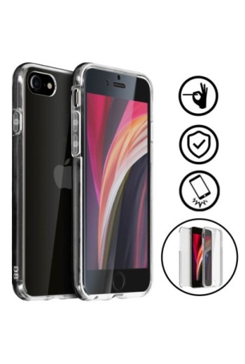 Cover Protettiva Integrale Fronte Retro per Apple iPhone SE 2022 2020 / iPhone 8 7 – Trasparente