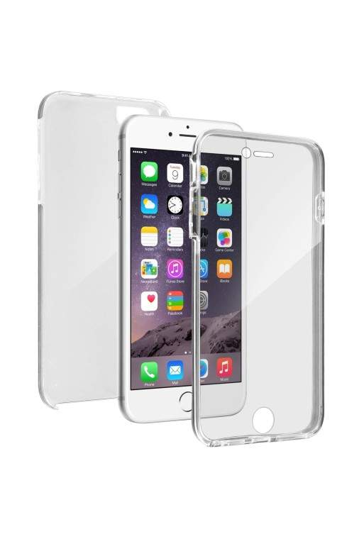 Cover Protettiva Integrale Fronte Retro per Apple iPhone 6 e 6S – Trasparente