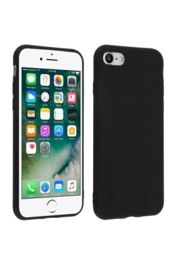 Cover Slim in Silicone Gel Nera per Apple iPhone SE 2022 2020 / iPhone 8 7