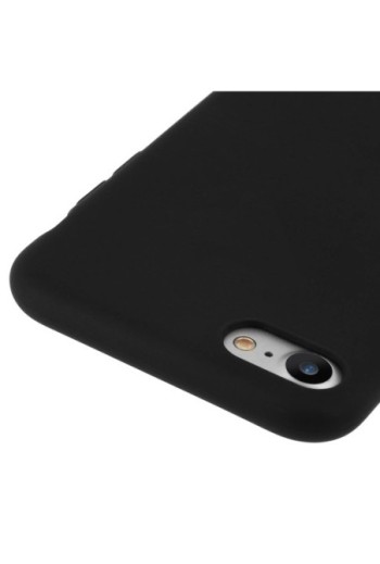 Cover Slim in Silicone Gel Nera per Apple iPhone SE 2022 2020 / iPhone 8 7