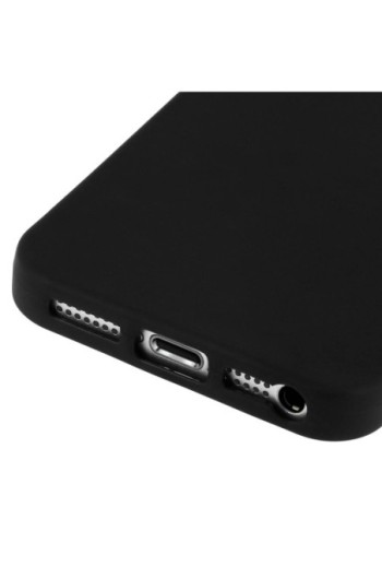 Cover Slim in Silicone Gel Nera per iPhone 5 / 5S / SE 2016