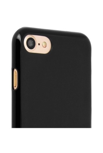 Cover in Silicone gel Infrangibile per Apple iPhone SE 2022 2020 / iPhone 8 7 – Nera